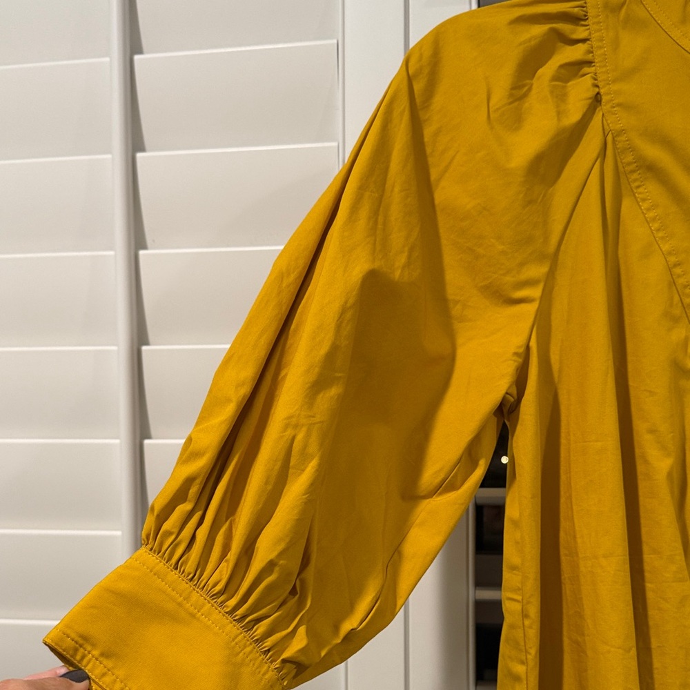 Banana Republic Golden Yellow Mini Dress - Picture 4 of 6